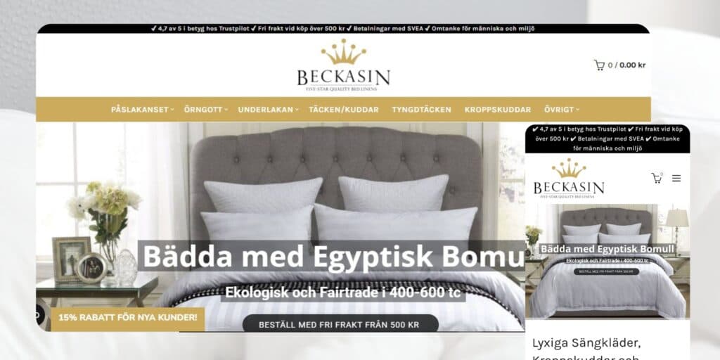 Beckasin app