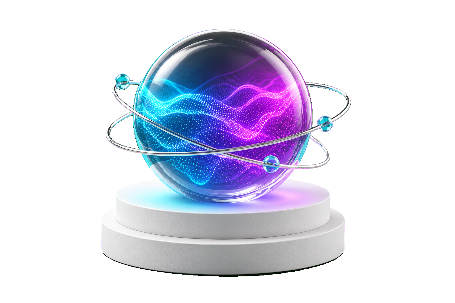 AI strategy visualization orb