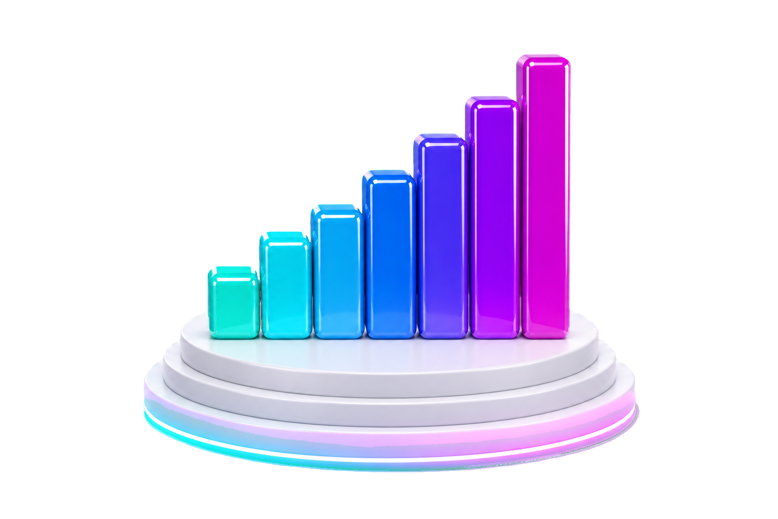3D analytics metrics visualization