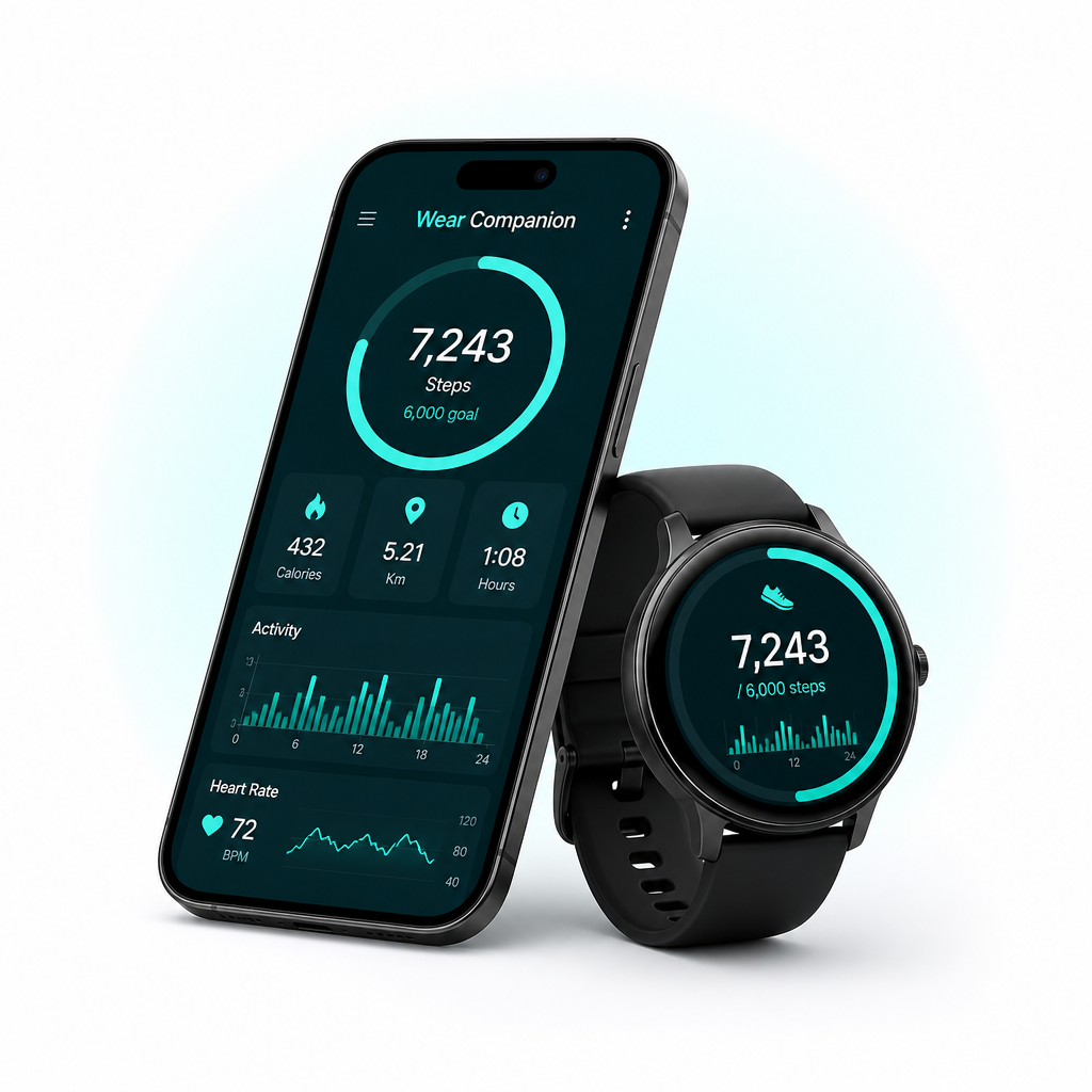 Wear OS phone and smartwatch companion