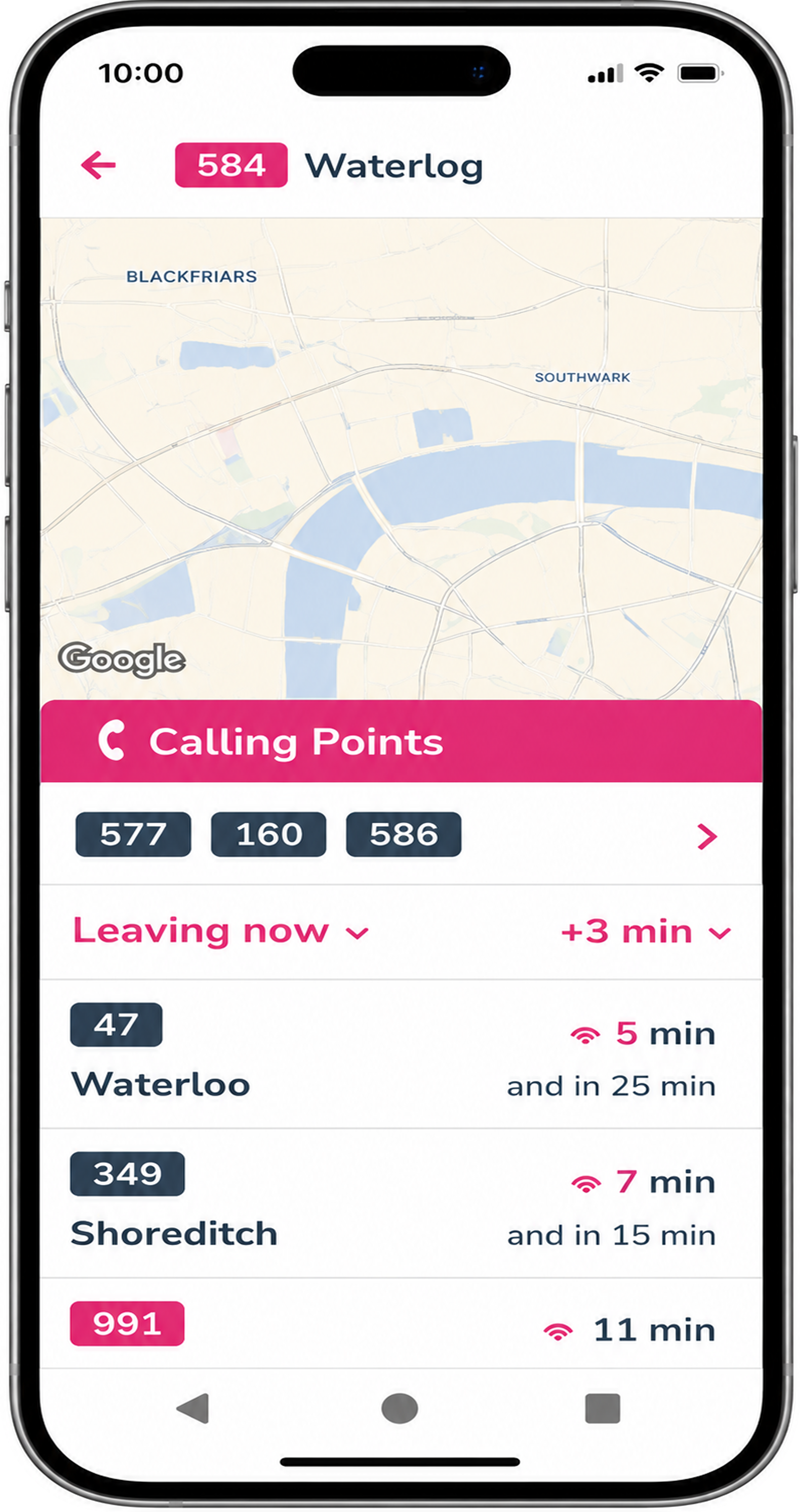 Bus checker maps