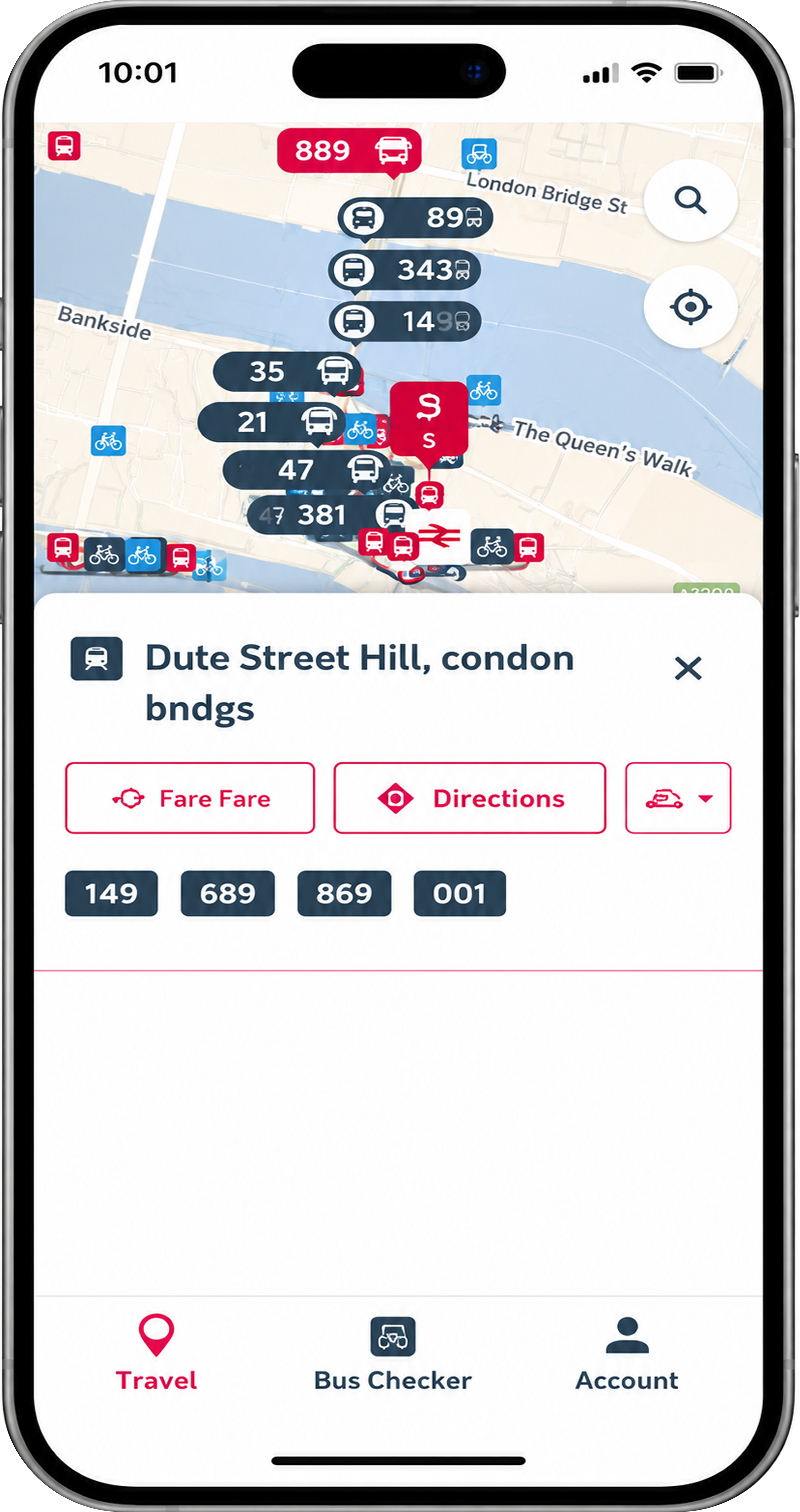 Bus checker maps