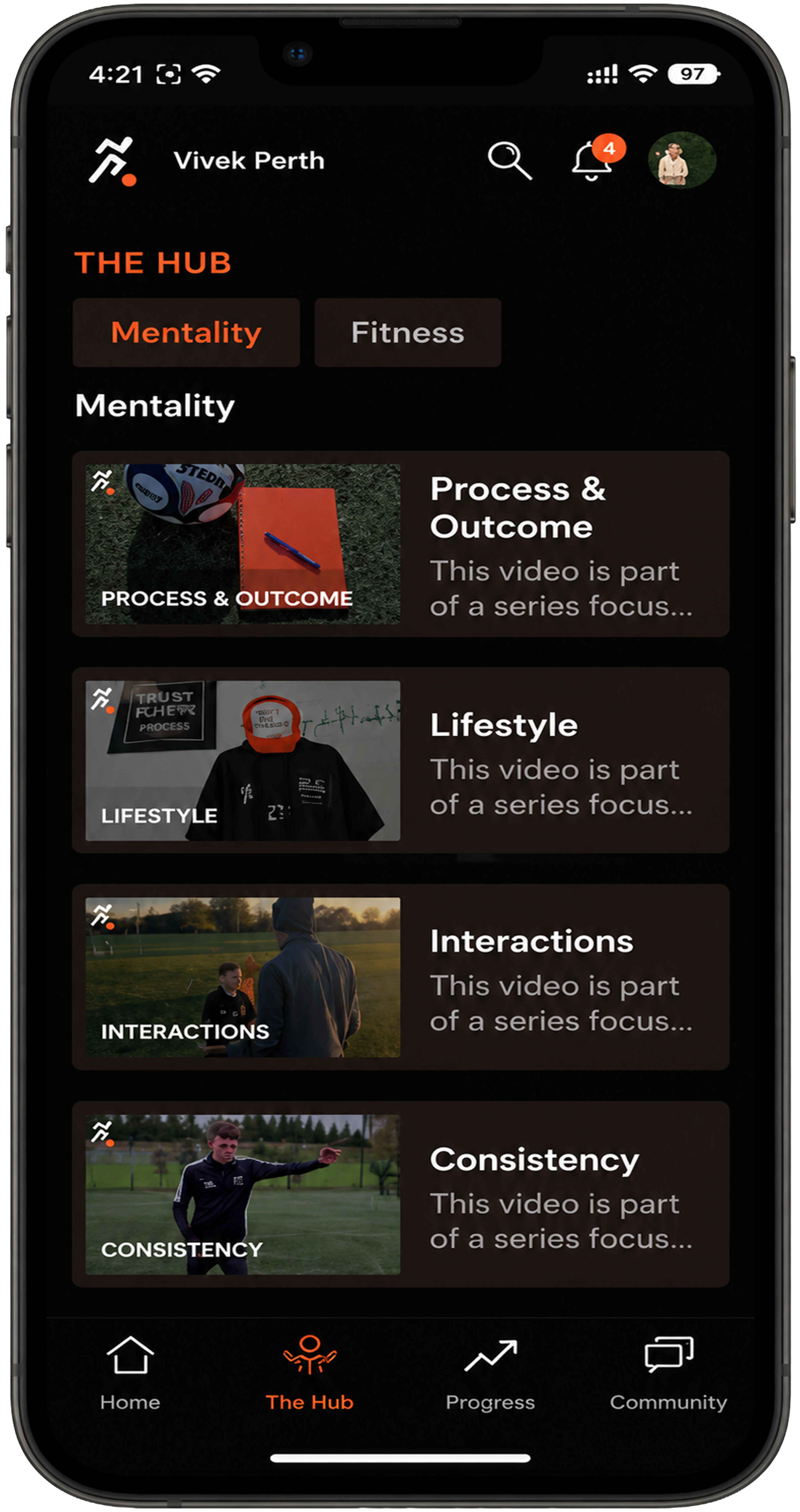 FTP The Hub mentality training content