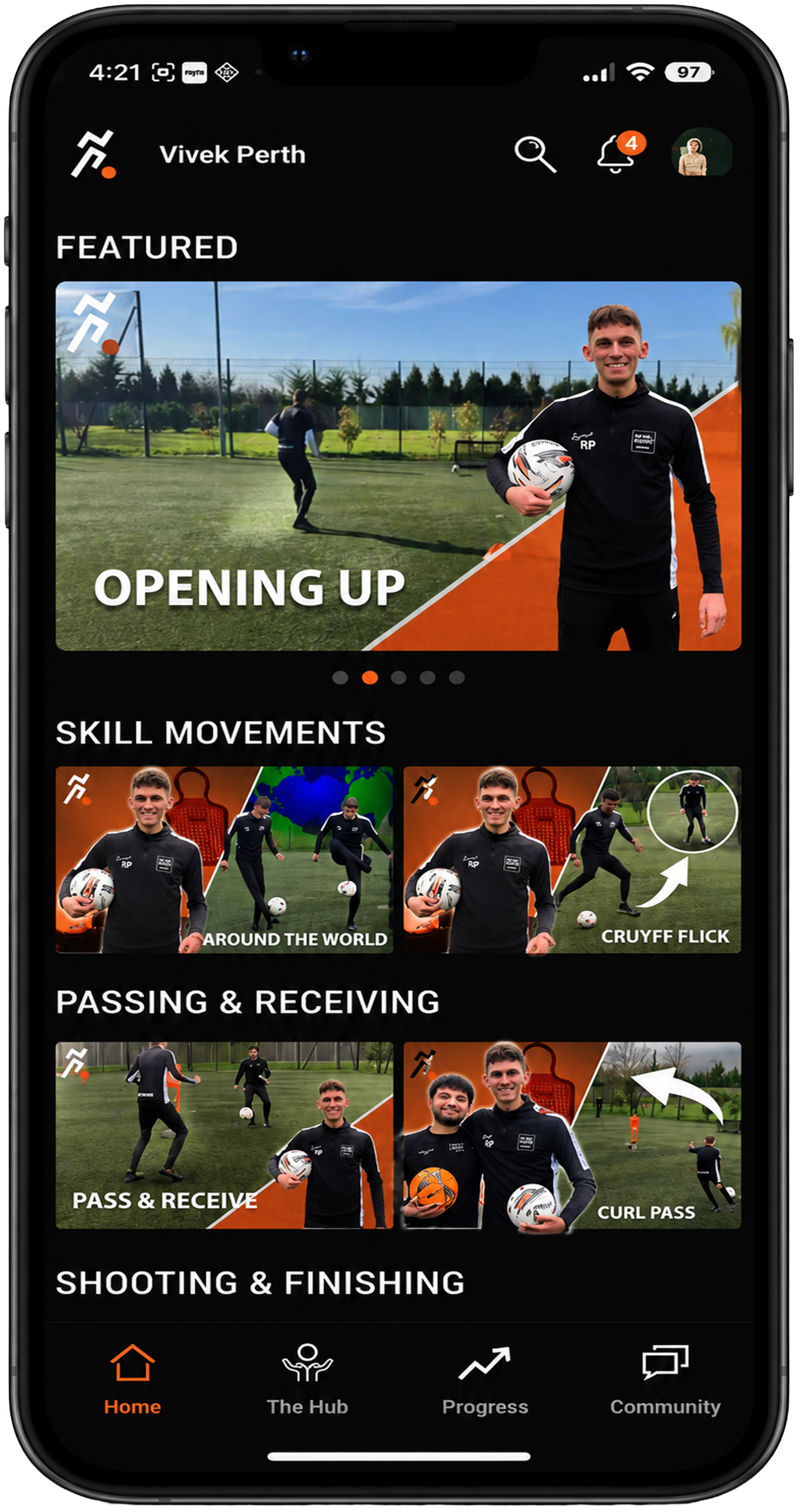 For The Players Academy app screenshot