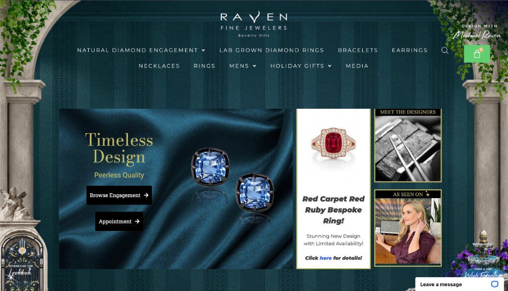 Raven website screenshot
