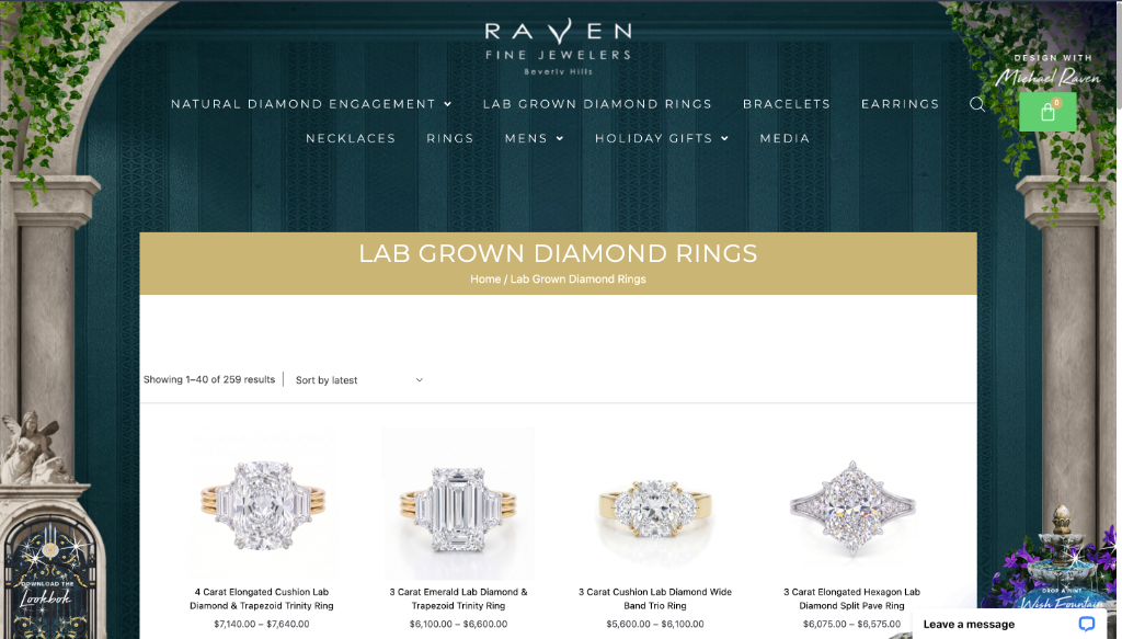 Lab Grown Diamond Rings